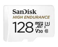 Karta pamięci Karta pamięci SanDisk MICRO SD 128GB HIGH ENDURANCE MONITORING 100MB/s C10 10000h + ADAPTER SD